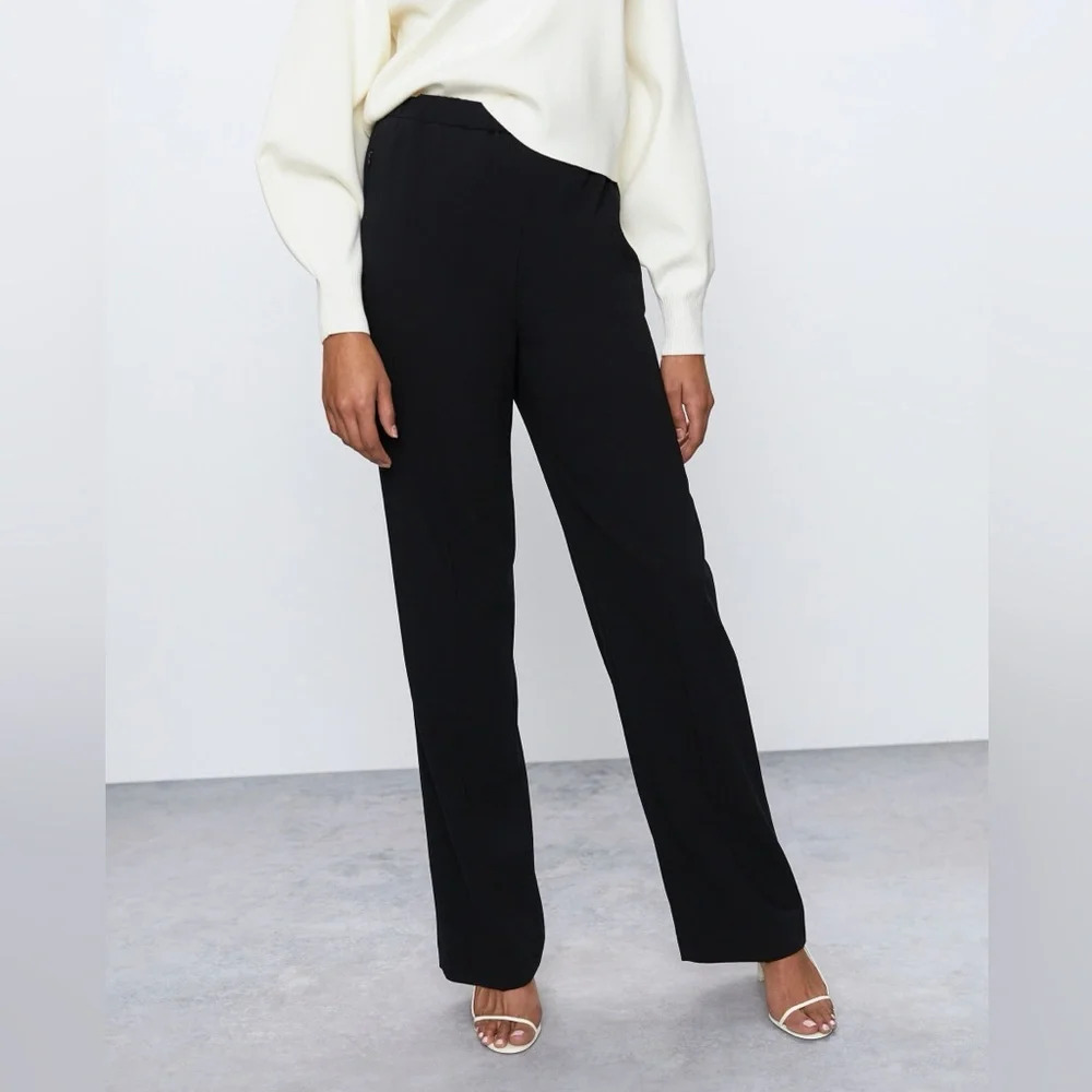 Babaton Black Crepe Serif Pant, size XL - Picture 2 of 12
